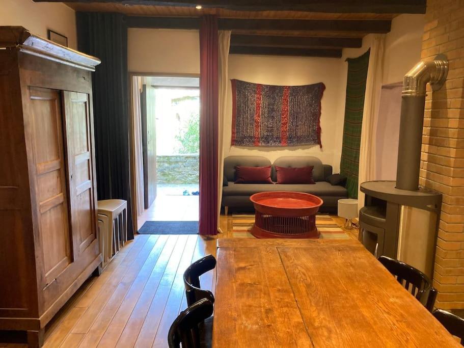Maison rurale au cœur des Cévennes Ardéchoises Dompnac Exterior foto